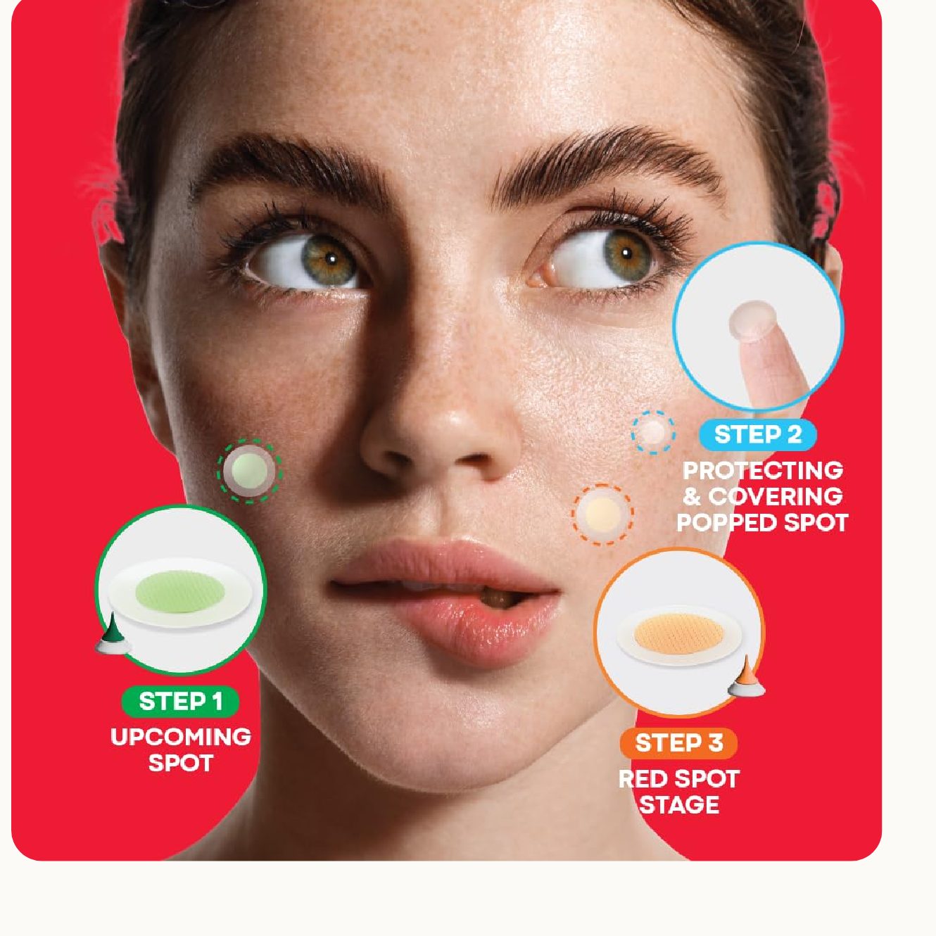 NOLAHOUR blemish patch on skin